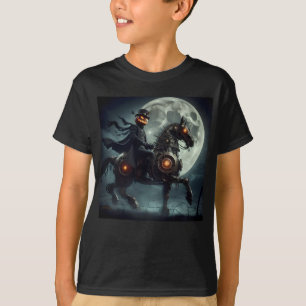 T-shirt Halloween Steampunk Horseman sans tête