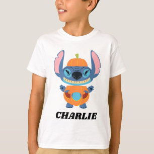T-shirt Halloween Stitch Citrouille
