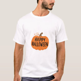 T-shirt Halloween style Citrouille