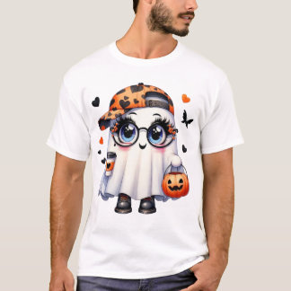 T-shirt Halloween, Tee fantôme mignon, Chemise cit