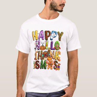 T-shirt Halloween Thanksgiving
