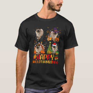 T-shirt Halloween Thanksgiving Christmas Balinese Cat Hall