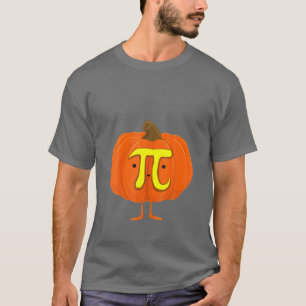 T-shirt Halloween Thanksgiving Citrouille Pi Math Pie Day