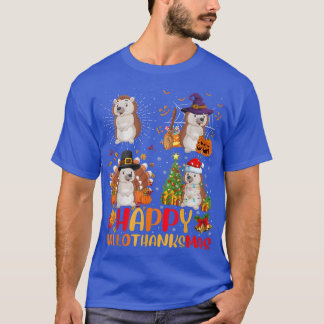 T-shirt Halloween Thanksgiving Noël Hallotha Hallotha