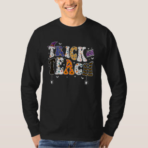 T-shirt Halloween Trick or Teach Fantôme Saison École Ense