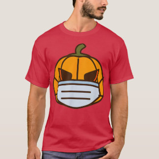 T-shirt Halloween Trick ou Traiter Citrouille Effrayant Ha