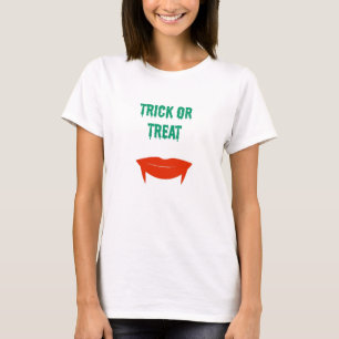 T-shirt Halloween - Trick ou Treat Fangs