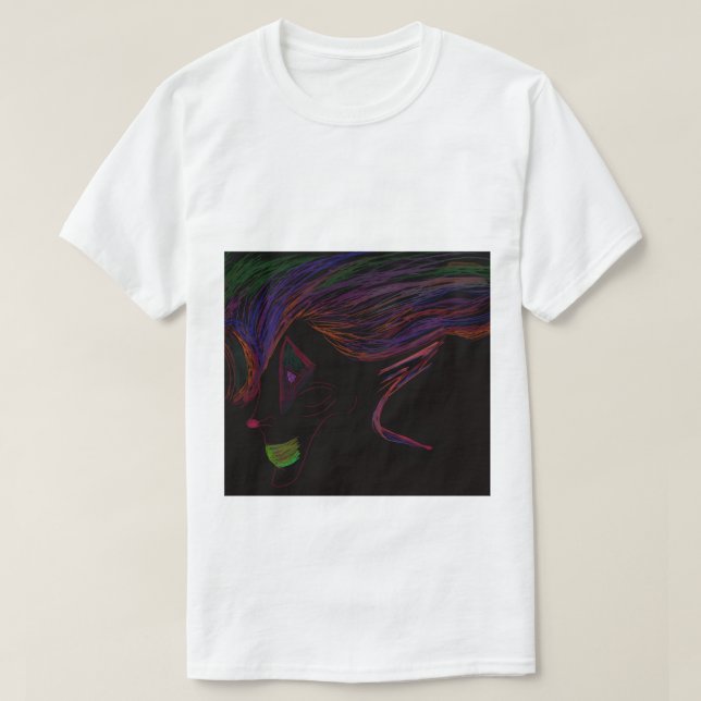 T-shirt Halloween Trickster Spirit (Design devant)