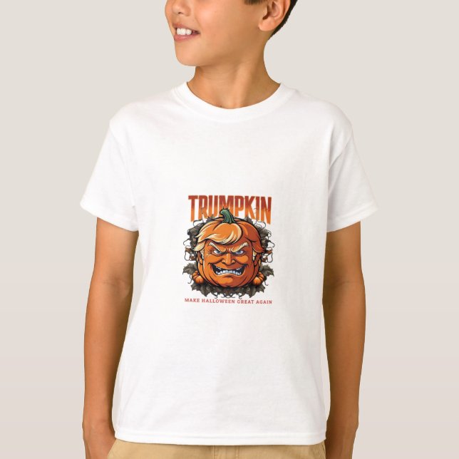 T-shirt Halloween Trumpkin rendre Halloween grand encore T (Devant)