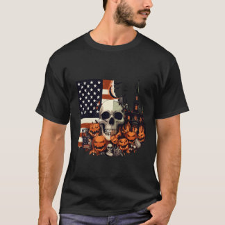 T-shirt Halloween usa United states 