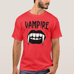 T-shirt Halloween Vampire Rouge Épouvantable