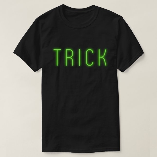 T-shirt Halloween vert brillant (Design devant)