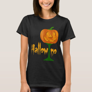 T-shirt Halloween vin Citrouille Hallowino