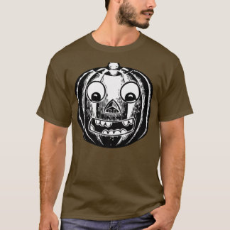 T-shirt Halloween visage citrouille jacko'lantern se souve