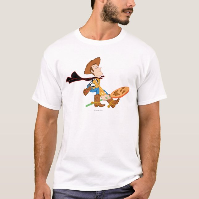 T-shirt Halloween Woody au Cap (Devant)