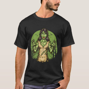 T-shirt Halloween Zombie éffrayant amusant Halloween effra