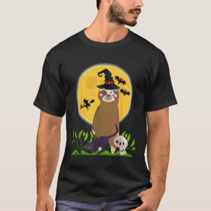 T-shirt Halloween Zombie Sloth Scanner Chat