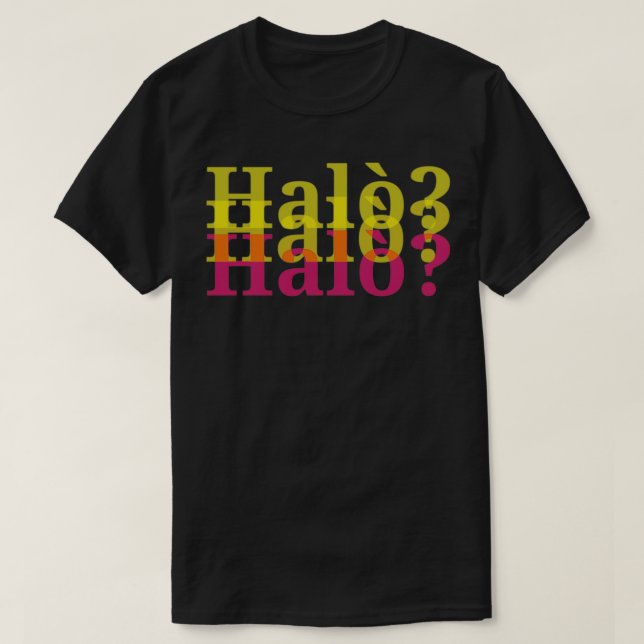 T-shirt Halo (Design devant)