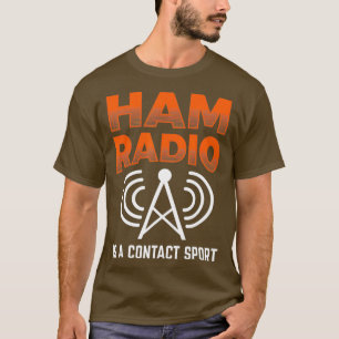 T-shirt Ham Radio Est Un Contact Sport Morse Code Opérateu