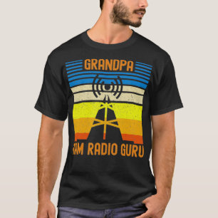 T-shirt Ham Radio Grandpa Guru Amateur Opérateur Vintage
