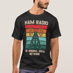 T-shirt Ham Radio Le Réseau Social Original