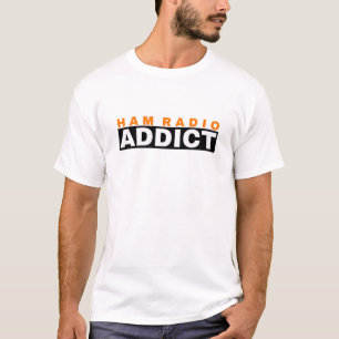 T-shirt Ham Radio Opérateur Addict Chemise