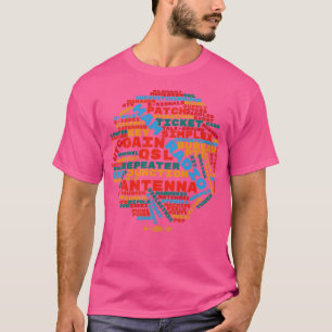 T-shirt HAM Radio World Cloud Amateur Radio Opérateur