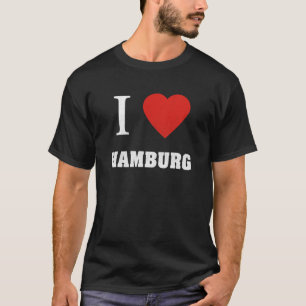 T-shirt Hambourg Hamburger Nord Allemagne Port Bas