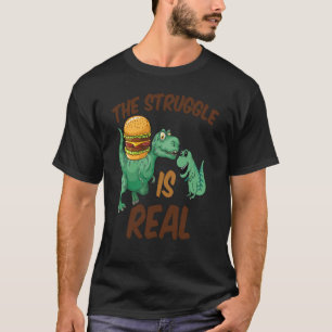 T-shirt Hamburger cheeseburger fast food bun burger