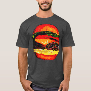 T-shirt Hamburger Chemise Cheeseburger Hamburger Burger Fa
