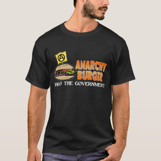 T-shirt hamburger d'anarchie
