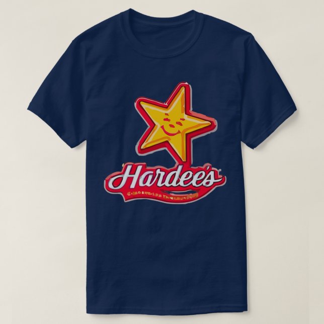 T-shirt Hamburger de Hardees  (Design devant)