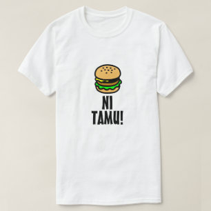 T-shirt Hamburger et délicieux en swahili (ni tamu)
