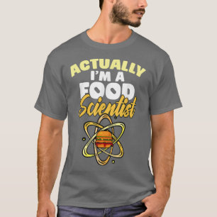 T-shirt Hamburger Food Scientist Funny Fast Food Cheese Bu