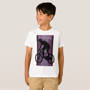 T-shirt HAMbWG - T Shirt - Rider Vélo framboise