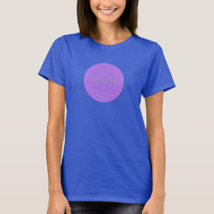 T-shirt HAMbyWG - Cercle Boho féminin en rose