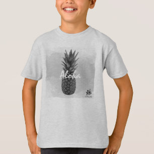 T-shirt HAMbyWG - L'ananas Hawaiin à look Vintage pour gar