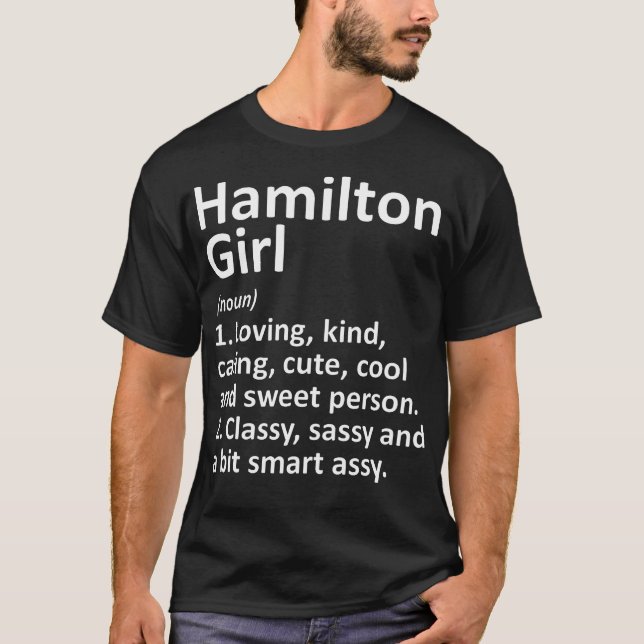T-shirt Hamilton Girl Oh Ohio (Devant)