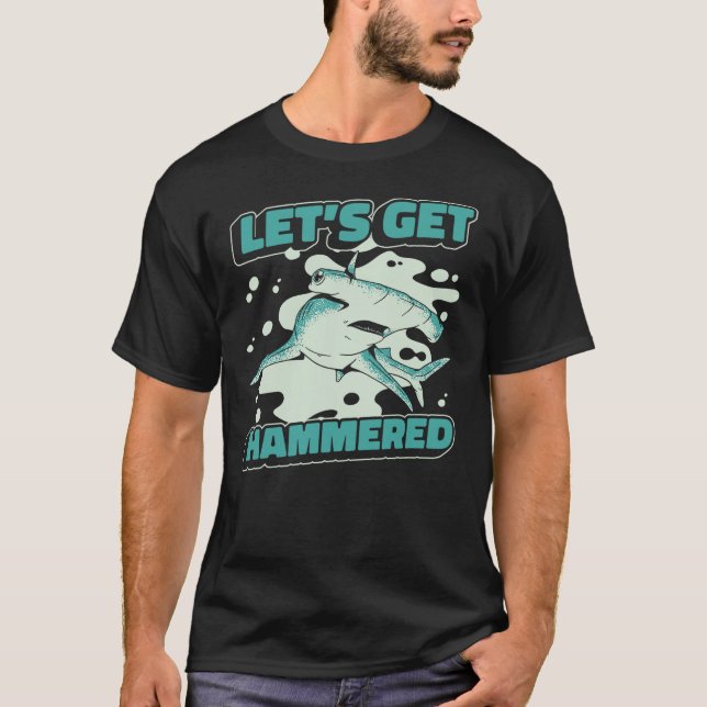 T-shirt Hammerhead Shark Hammer Fish (Devant)