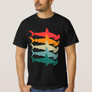 T-shirt Hammerhead Shark Retro