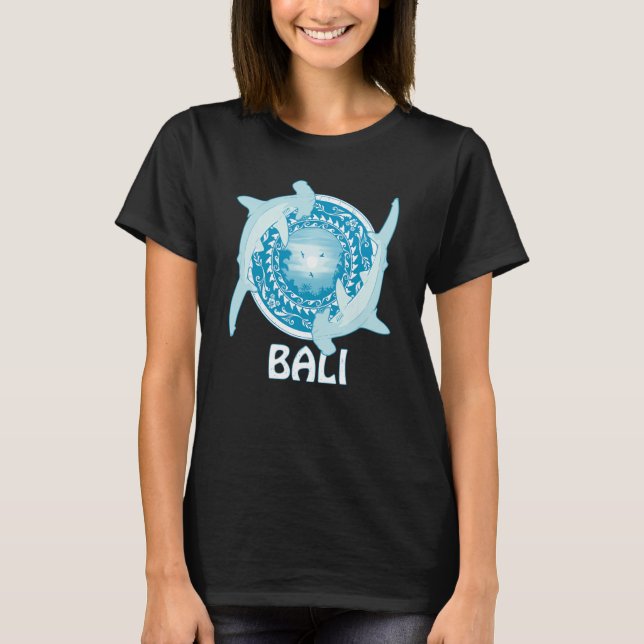 T-shirt Hammerhead Sharks Dive Bali Indonesia (Devant)