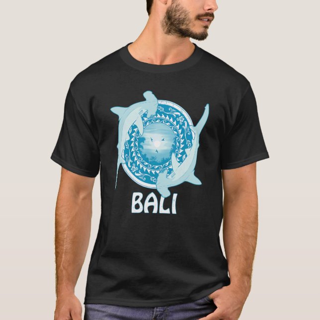 T-shirt Hammerhead Sharks Dive Bali Indonesia (Devant)