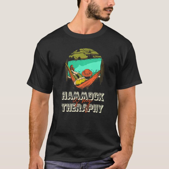 T-shirt Hammock Beach Relax Summer Amusement (Devant)