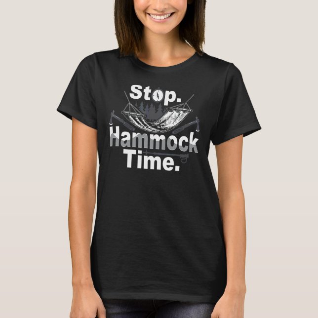 T-shirt Hammock Time Randonnée Graphisme Tee - shirt Rando (Devant)