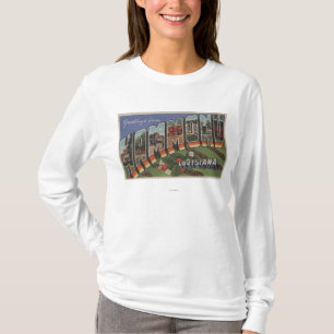 T-shirt Hammond, Louisiane - grandes scènes de lettre