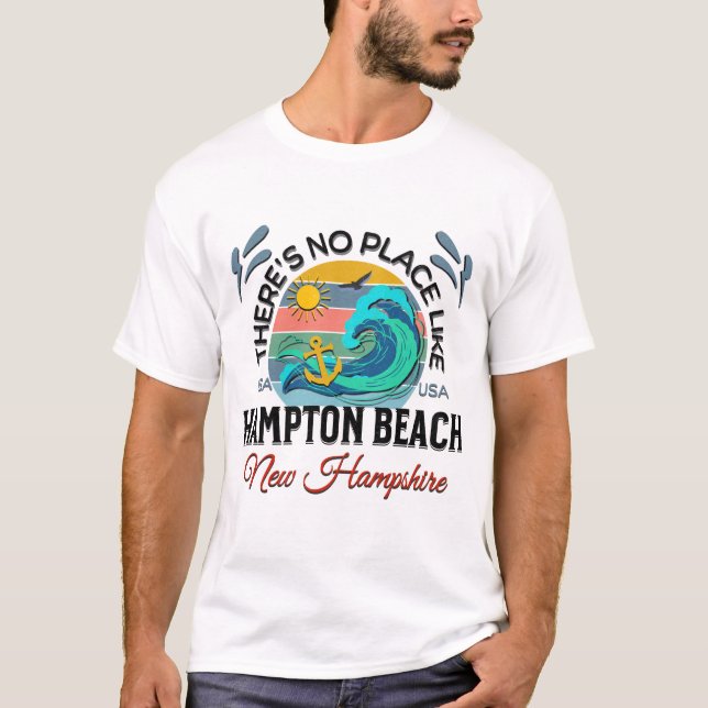T-shirt Hampton Beach, New Hampshire (Devant)