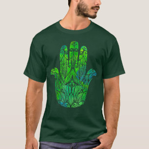 T-shirt Hamsa Arabe et Hébreu Protection oculaire de l'Amu