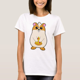T-shirt Hamster à Manger de Pizza