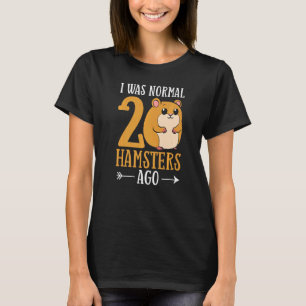 T-shirt Hamster Animaux Animaux Cute Cages Ball Roue Alime
