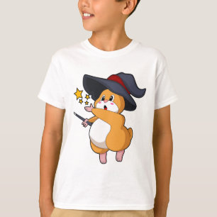 T-shirt Hamster as Wizard with Magic mur